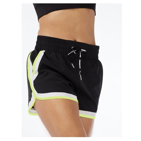 NWT Love & Sports Women's Retro Running Shorts - Picture 1 of 9
